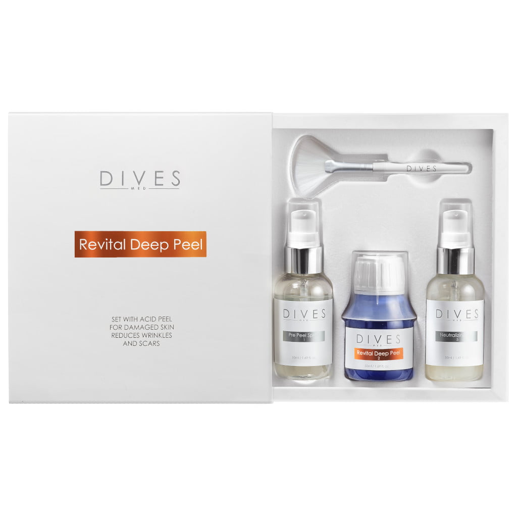 DIVES MED - Set Revital Deep Peel - Przeciwstarzeniowy kompleks kwasowy (50ml)
