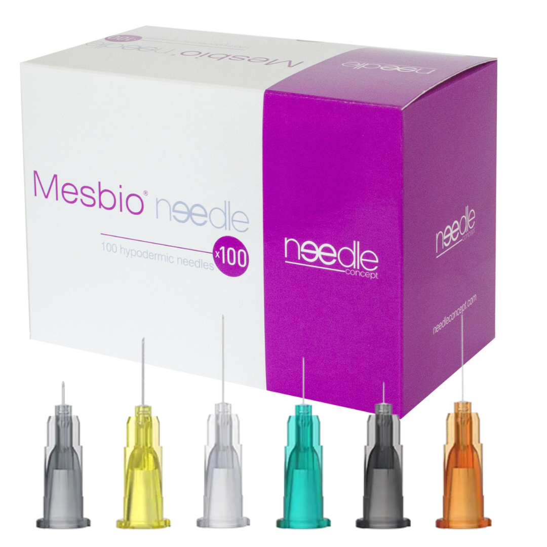 MESBIO NEEDLES 34G/4mm - 10 PCS